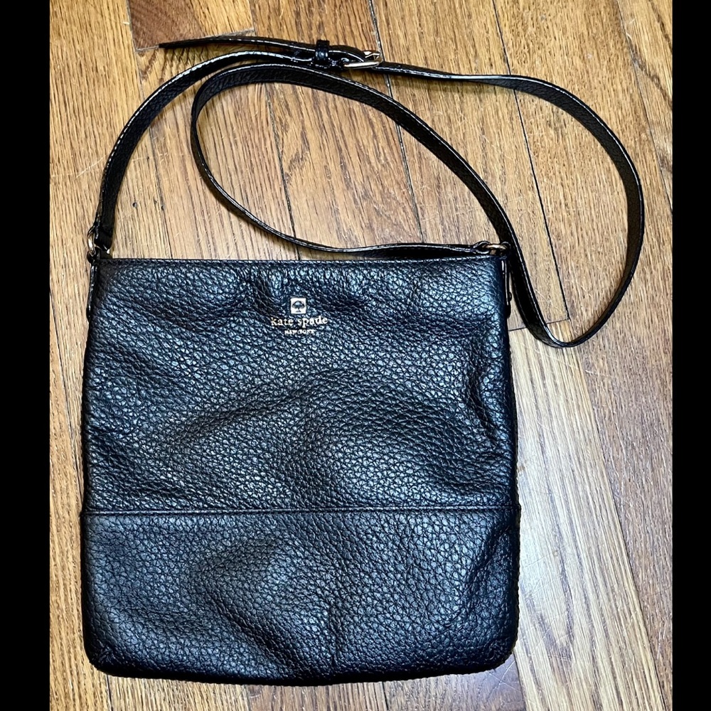 Kate Spade Southport Avenue Crossbody Bag - Black Leather